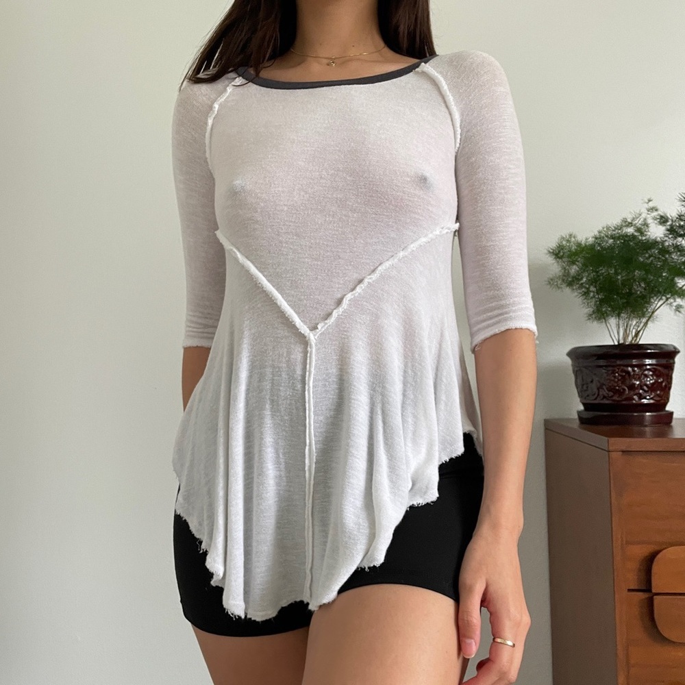 White Free People Top size xs